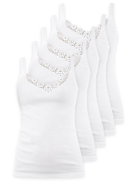 Schöller Achseltop 5er Pack Damen Trägerhemd günstig online kaufen