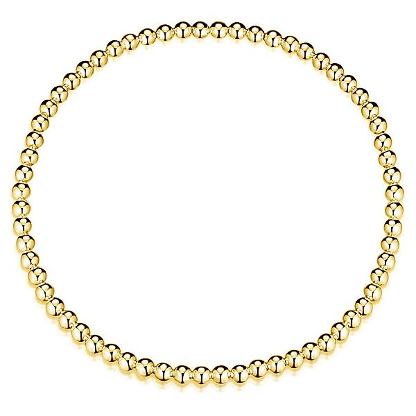 Materia Goldarmband Damen Kugelarmband Gelbgold elastisch günstig online kaufen