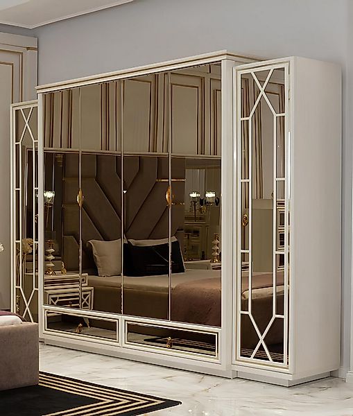 JVmoebel Kleiderschrank Garderobenschrank Schlafzimmerschrank Ankleideschra günstig online kaufen