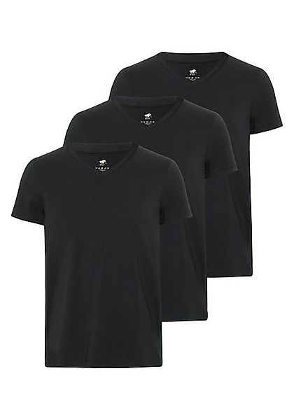 Polo Sylt T-Shirt im 3er-Pack mit V-Ausschnitt (1, 1-tlg) günstig online kaufen