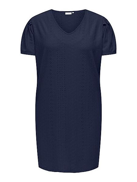 ONLY CARMAKOMA Midikleid CARZABBI LIFE SS V-NECK BLK DRESS JRS günstig online kaufen