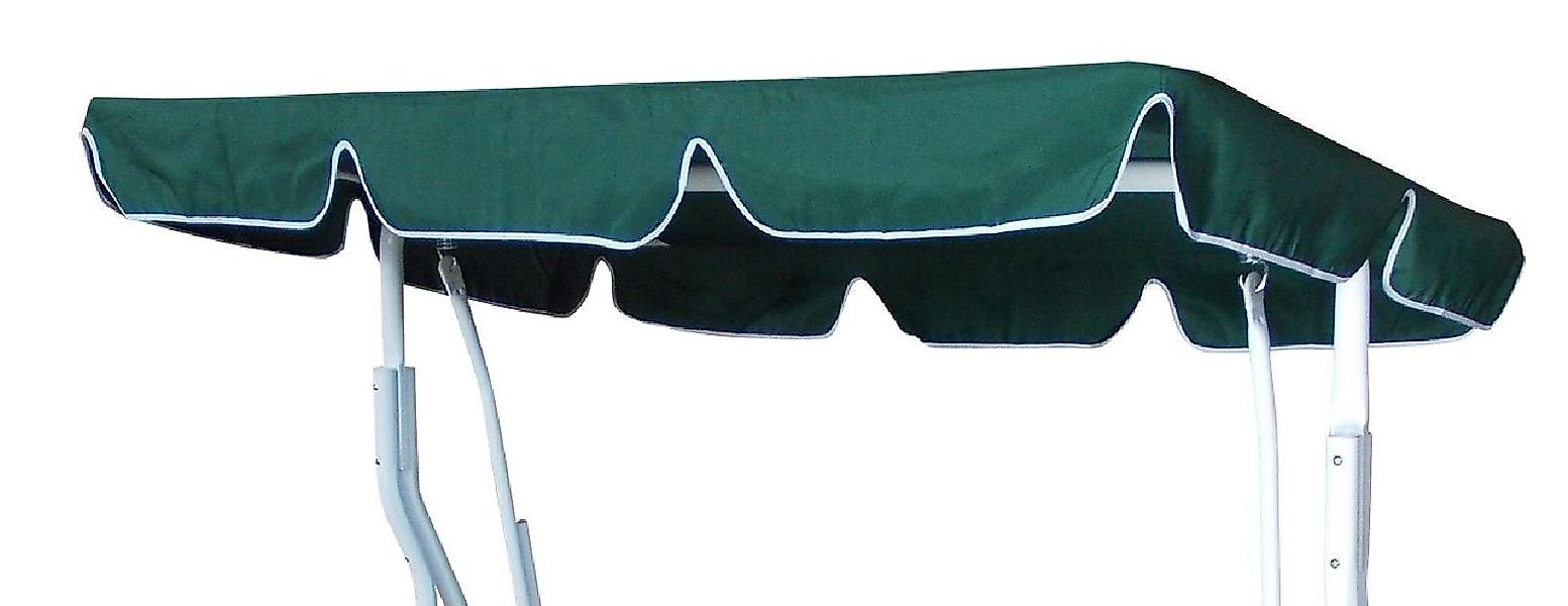 DEGAMO Hollywoodschaukelersatzdach FLORIDA dunkelgrün, 170x110cm, mit günstig online kaufen