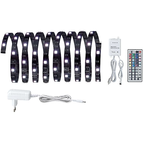 Paulmann YourLED ECO Stripe Basis-Set 3 m RGB Schwarz günstig online kaufen