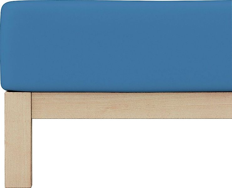 Schlafgut Spannbettlaken PURE Bio-Baumwolle mit Elasthan, günstig online kaufen