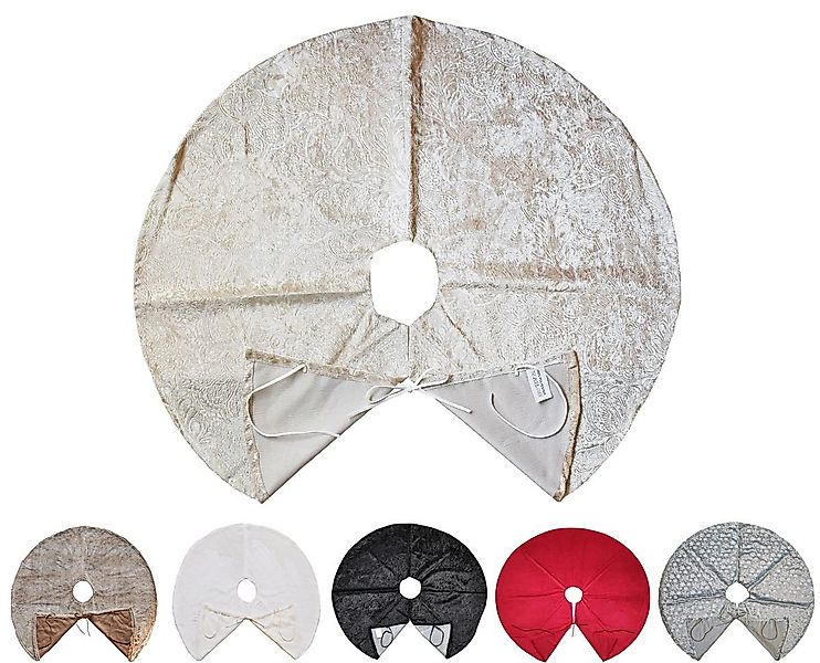 JACK Weihnachtsbaumdecke Kuschlige Christbaumdecke Rund Ø 120cm Weihnachtsb günstig online kaufen