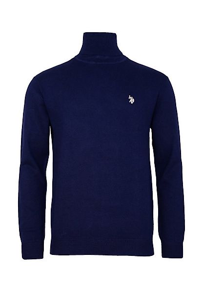 U.S. Polo Assn. Strickpullover Pullover Rollkragen Feinstrick (1-tlg) günstig online kaufen