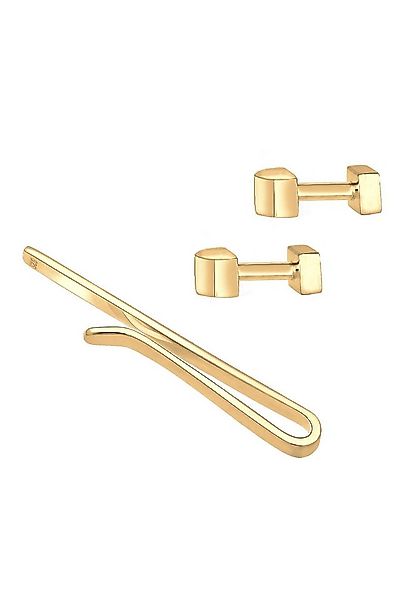 Kuzzoi Krawattennadel Set Krawattennadel Manschettenknöpfe Basic 925 Silber günstig online kaufen