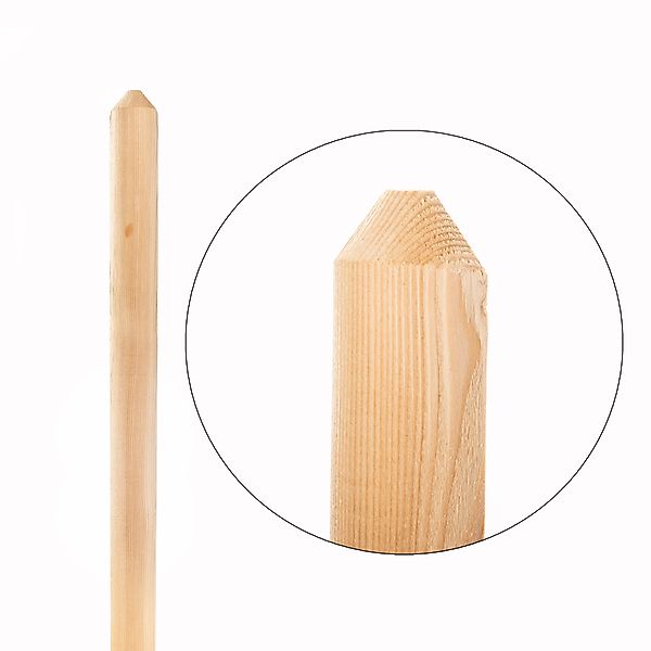 Mega-Holz Holzzaun Zaunlatten-Paket "Mallorca" (Halbpalisade) 6 günstig online kaufen