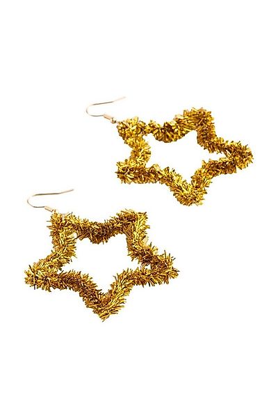Next Paar Ohrhänger Weihnachts-Ohrringe mit Lametta-Sterndesign (1-tlg) günstig online kaufen