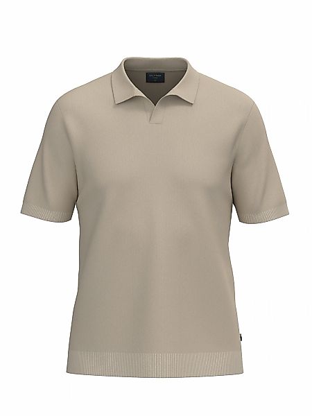 OLYMP Poloshirt "Strick Casual" mit geripptem Kragen, unifarben günstig online kaufen