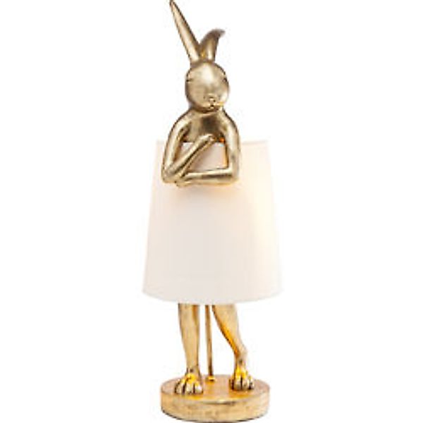 Tischleuchte Hase gold/weiss 68 cm günstig online kaufen