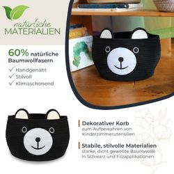 HMF Aufbewahrungskorb Aufbewahrungskorb mit versteckten Griffen, günstig online kaufen