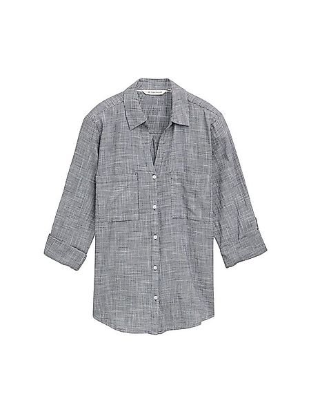 TOM TAILOR Langarmbluse mit Brusttaschen günstig online kaufen