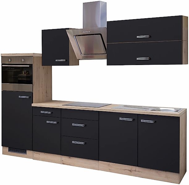 Flex-Well Küchenzeile "Antigua", mit E-Geräten, Gesamtbreite 270 cm günstig online kaufen