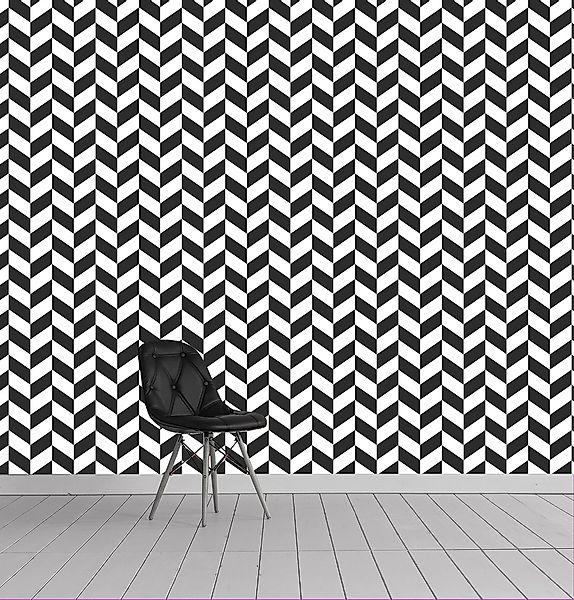 queence Vinyltapete »Andres«, 90x250cm, selbstklebend, kinderleichte Anbrin günstig online kaufen