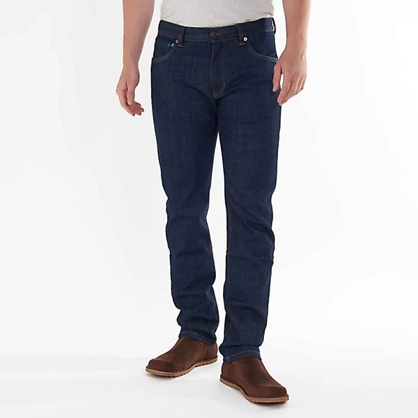 Dunkelblaue Basic Jeans "Regular Navy" Aus Bio-baumwolle, Fair günstig online kaufen