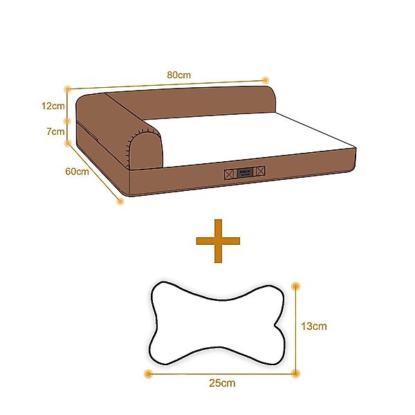 M-Diamant Tierbett Hundebett Waschbares orthopädisches Haustierbett günstig online kaufen