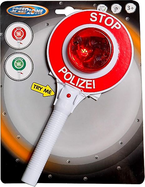 Vedes Spielzeug-Auto Polizeikelle mit Lichtsignal - Rot/Grün für Kinder ab günstig online kaufen