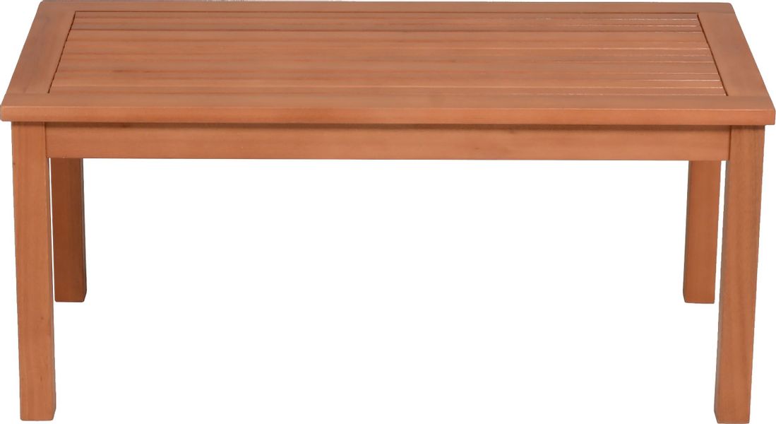 Garden Pleasure Gartentisch Lansing Rechteckig Braun 44 cm x 90 cm günstig online kaufen