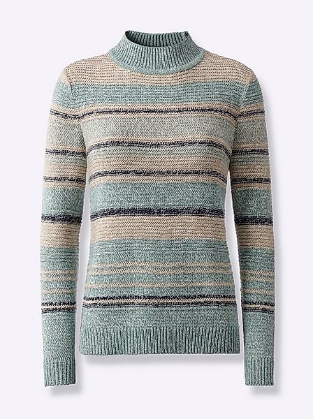 Sieh an! Strickpullover Stehkragenpullover . günstig online kaufen