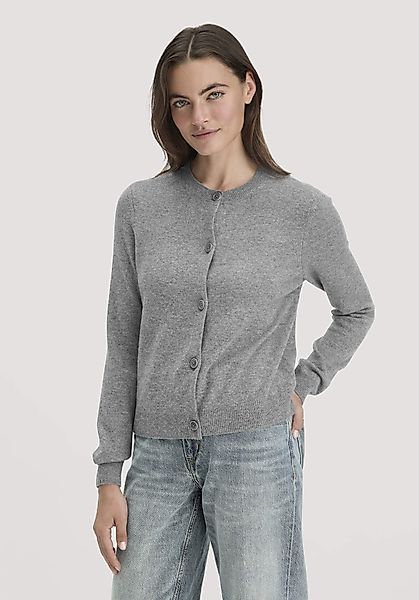 Hessnatur Strickjacke Regular aus Schurwolle mit günstig online kaufen