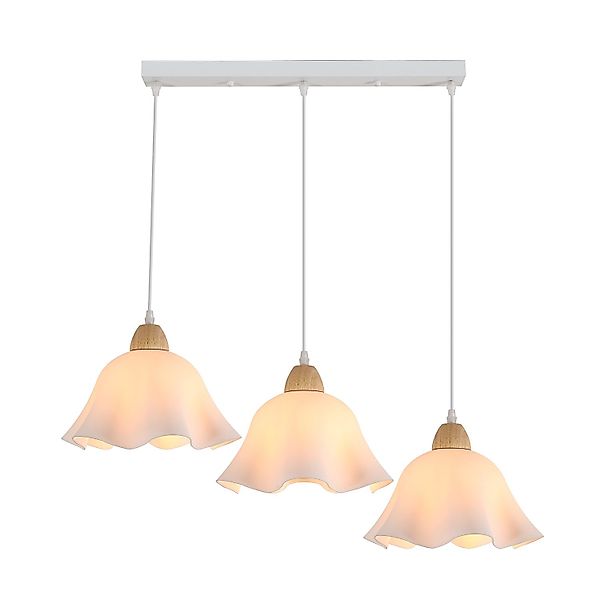 Goeco Pendelleuchte Blumenförmiger Kronleuchter, dreiflammiger Kronleuchter günstig online kaufen