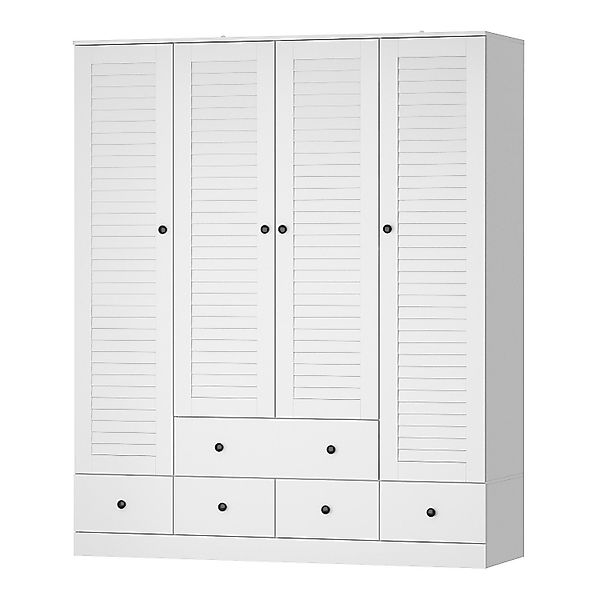 FUFU&GAGA Kleiderschrank mit 5 Schubladen, Garderobenschrank günstig online kaufen