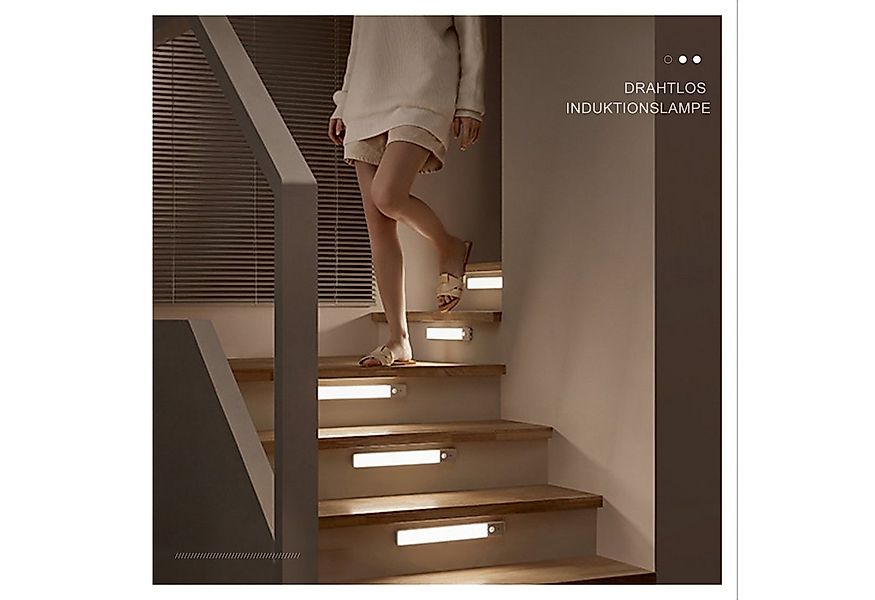 ibettertec LED Lichtleiste Nachtlicht, Wiederaufladbar Treppenlicht,Unterba günstig online kaufen