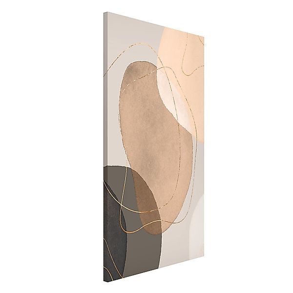 Bilderdepot24 Magnettafel Küche beige Verspielte Impressionen günstig online kaufen