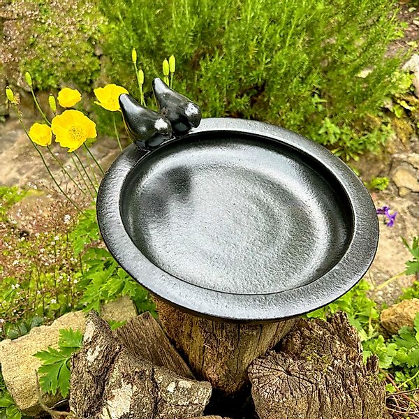 Antikas Futterstation Vogeltränke, Vogelbad - Schwarz, günstig online kaufen