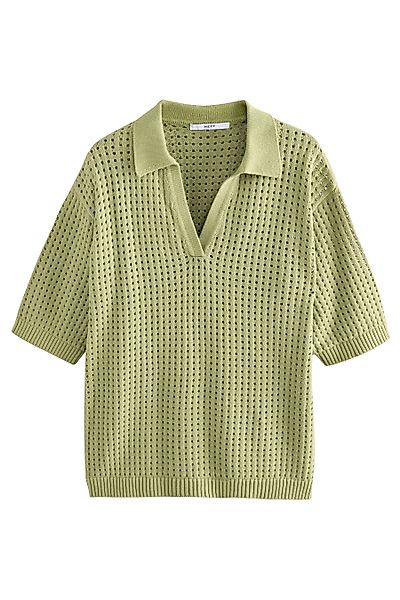Next T-Shirt Mesh Fly Poloshirt mit günstig online kaufen