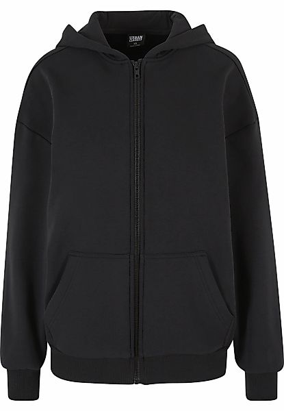 URBAN CLASSICS Sweatjacke "Urban Classics Damen Ladies Cozy Oversized Zip H günstig online kaufen