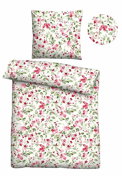 Castell - Markenbettwäsche Bettwäsche "0561119" 2 Stk. feiner Glanz+weicher günstig online kaufen