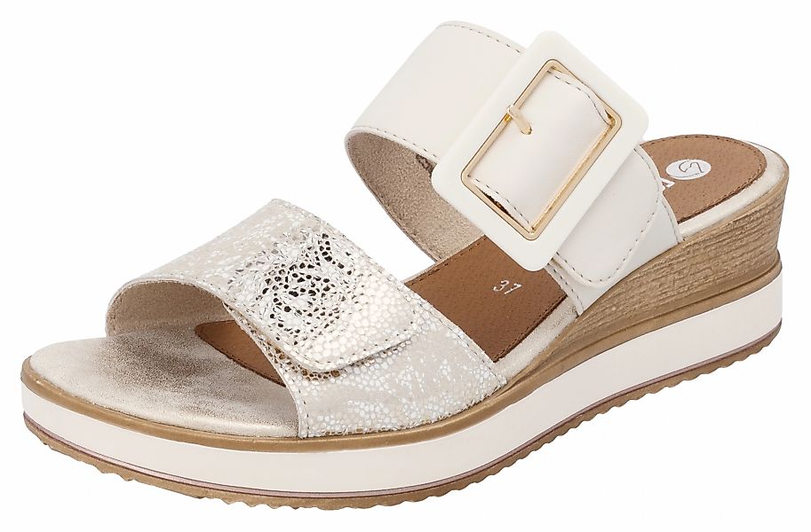 Remonte Pantoffel, Keilabsatz, Sommerschuh, Bequemschuh mit Softfußbett günstig online kaufen