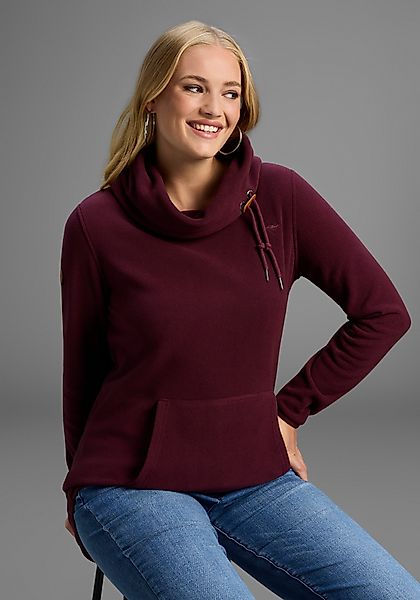 KangaROOS Fleecepullover hochschließender Kragen mit regulierbarer günstig online kaufen