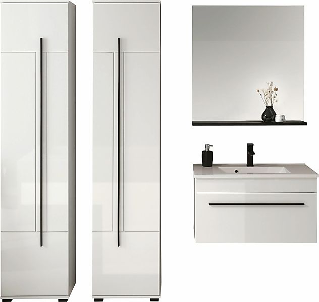 INOSIGN Badmöbel-Set "Cantara, Bad im modernen Design, 4-teiliges Badezimme günstig online kaufen
