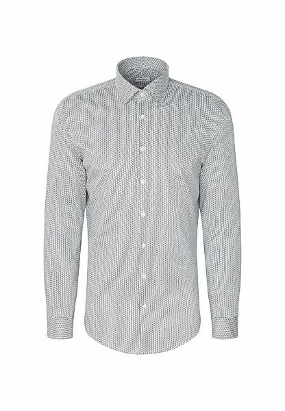 seidensticker Businesshemd "Slim" Slim 1/1 Kentkragen Druck günstig online kaufen