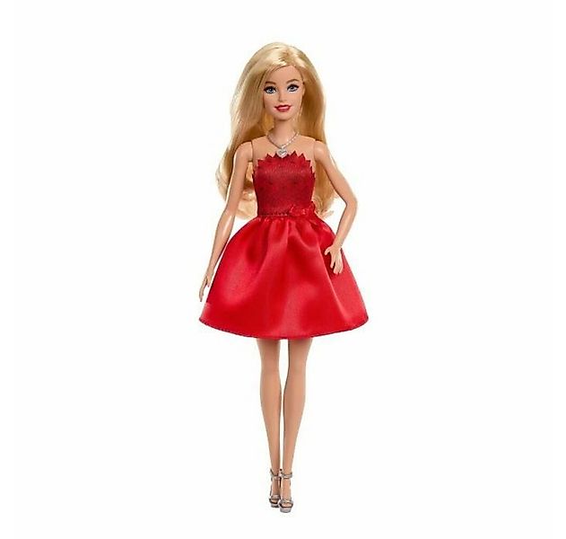 Mattel GmbH Spielfigur Rubinrote Barbie-Party-Modepuppe zum 80. Jubiläum vo günstig online kaufen