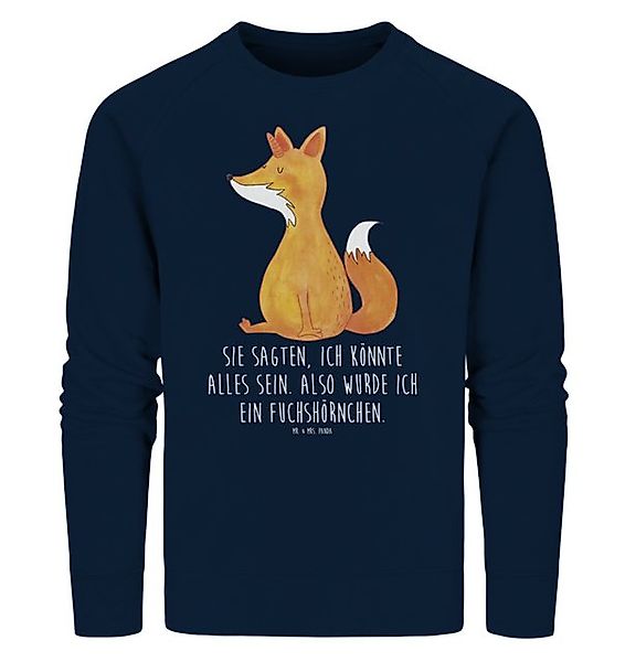 Mr. & Mrs. Panda Longpullover Einhorn Wunsch Größe L - French Navy - Gesche günstig online kaufen