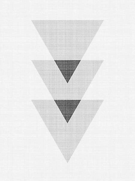 Poster / Leinwandbild - Triangles 1 günstig online kaufen