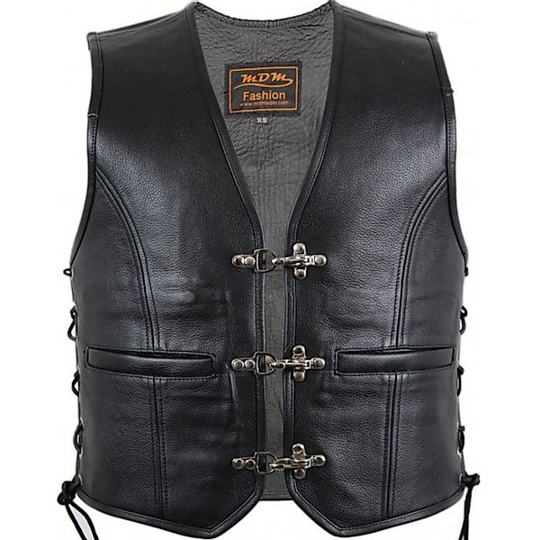 MDM Lederweste Biker Lederweste innen und günstig online kaufen