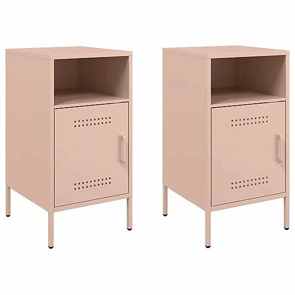 vidaXL Nachttisch Nachttische 2 Stk. Rosa günstig online kaufen