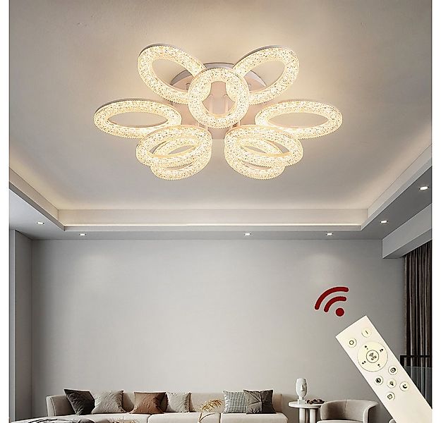Eurotondisplay LED Deckenleuchte LED Deckenlampe Fernbedienung Lichtfarbe/H günstig online kaufen