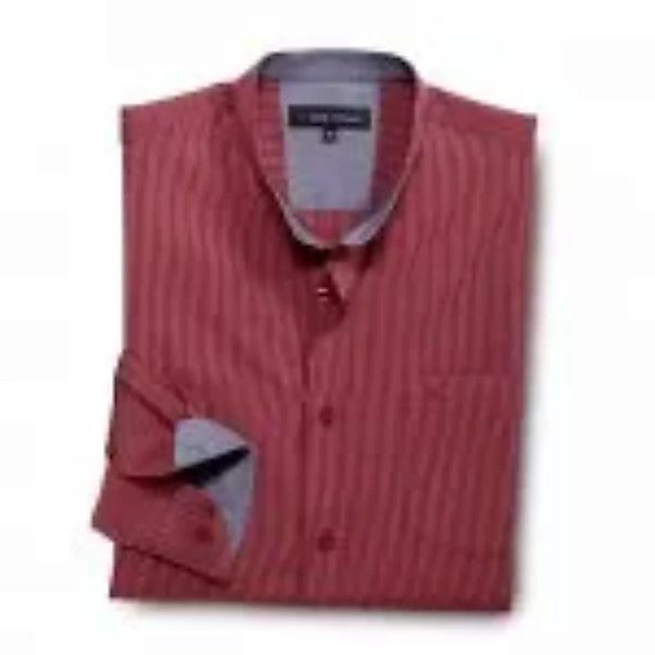 Aktuelles Stehkragenhemd,rot günstig online kaufen