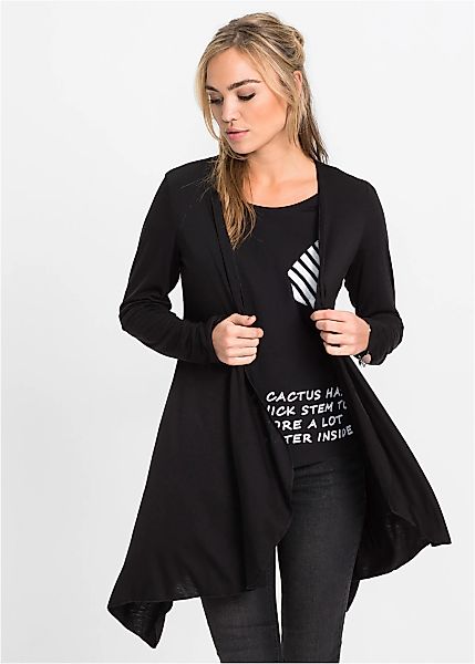 bonprix Shirtjacke "Shirtjacke aus Viskose-Mischung" bequeme Passform, Zipf günstig online kaufen