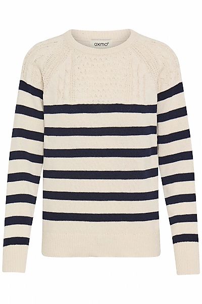 OXMO Strickfleece-Pullover "Strickpullover OXSanva" günstig online kaufen