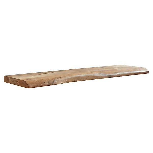 Wandregal braun Holz B/H/T: ca. 100x4x26 cm günstig online kaufen