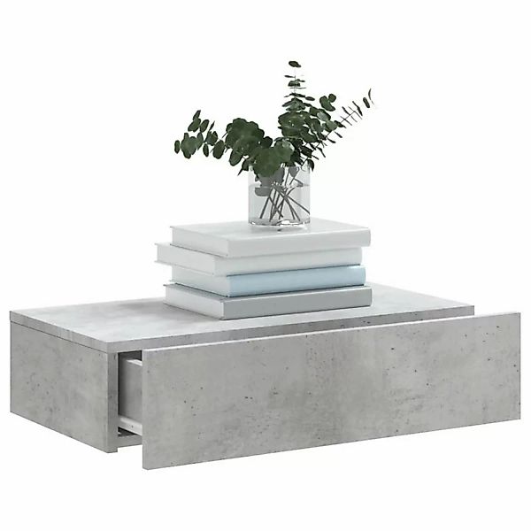 VidaXL TV-Schrank mit LED-Leuchten Betongrau 60x35x15,5 cm günstig online kaufen