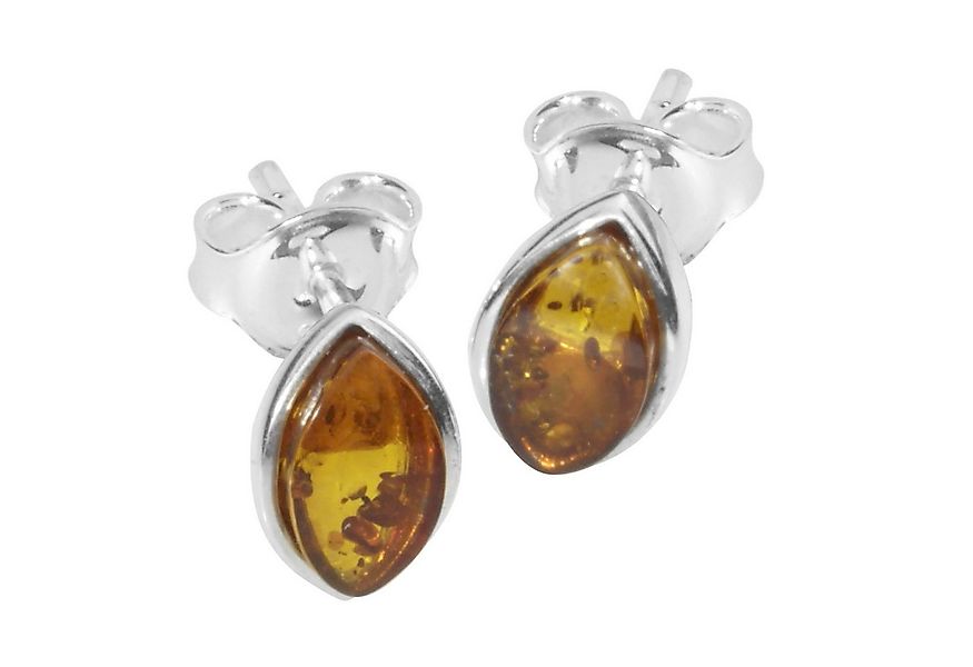 OSTSEE-SCHMUCK Paar Ohrstecker Ostsee-Schmuck Ohrstecker Classic 8 x 5 mm ( günstig online kaufen