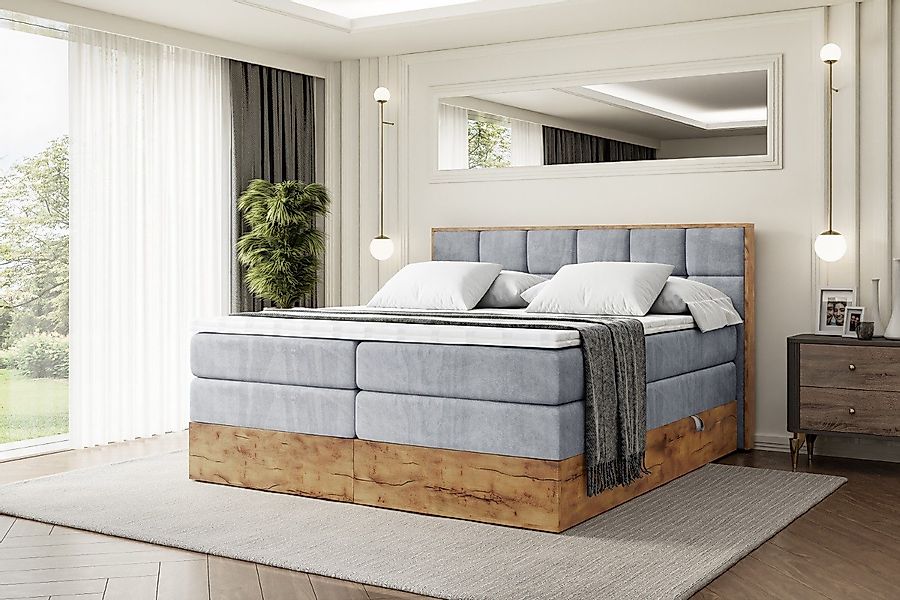 ALTDECOR Boxspringbett LOLLI2 KING (Multipocket-Matratze H4, günstig online kaufen